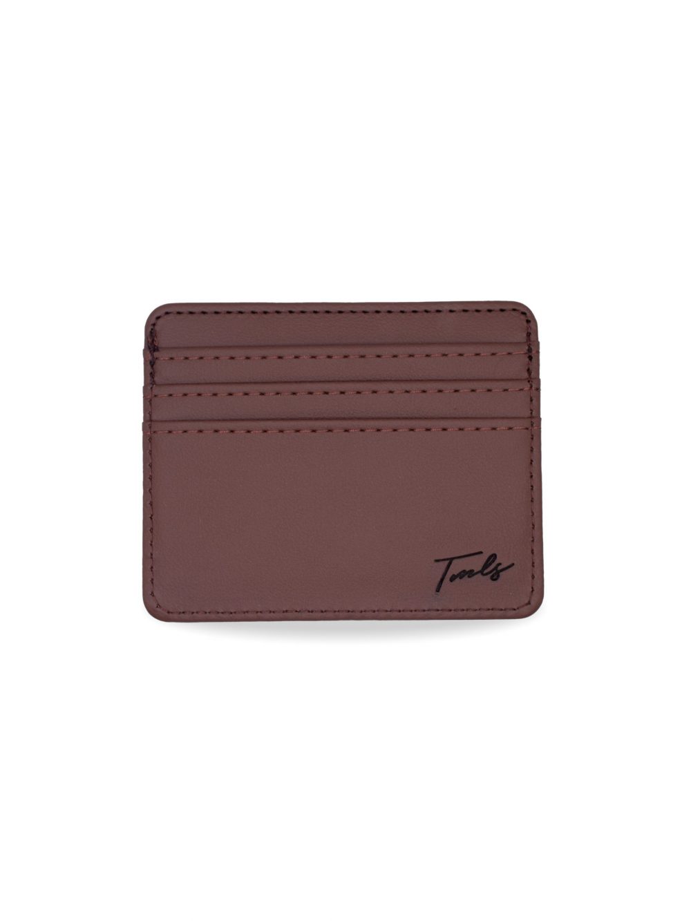 Reverie Braun Double Cardholder with Logo