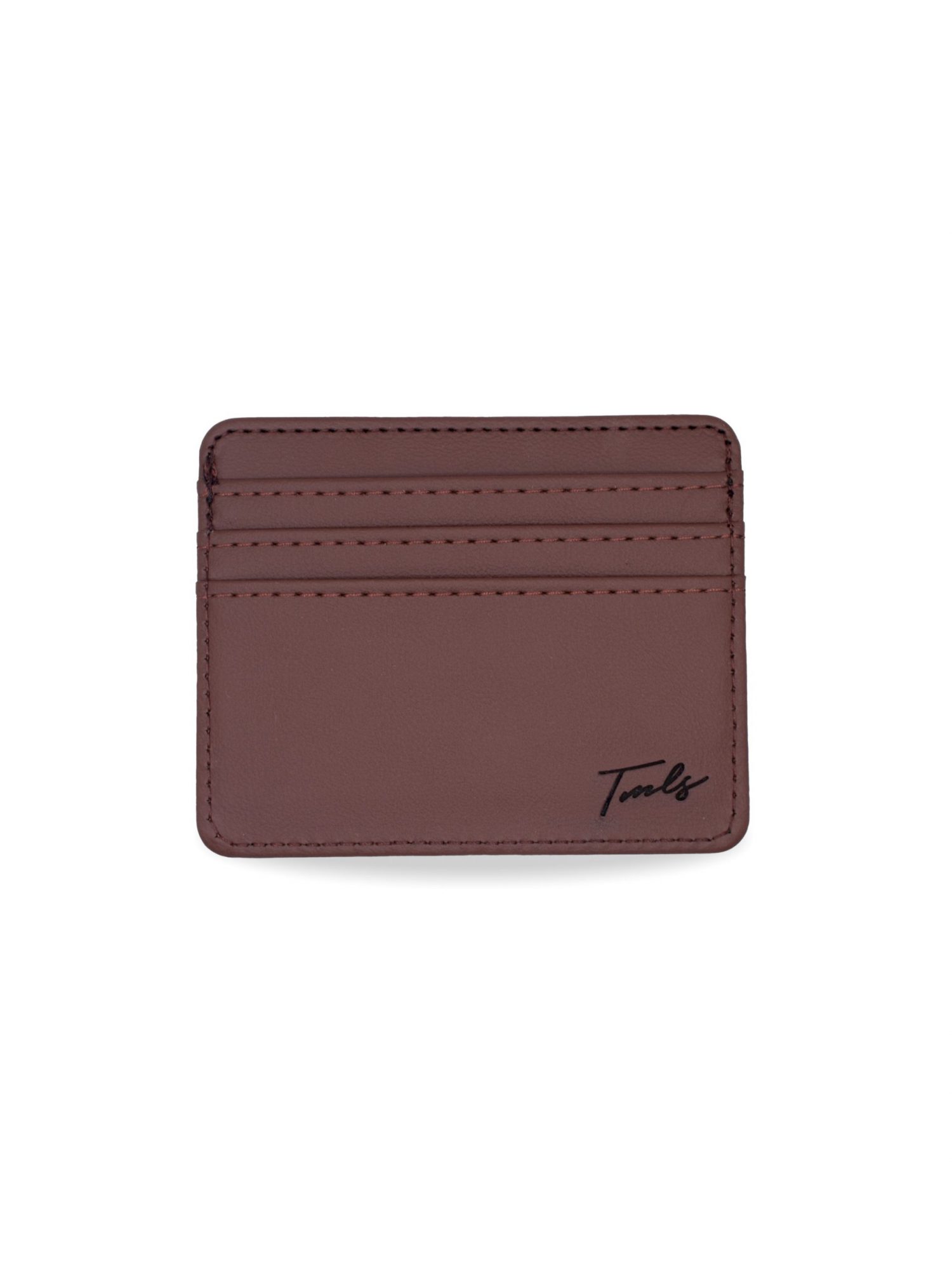 Reverie Braun Double Cardholder with Logo